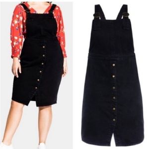 🔥🔥 City Chic denim overall dress
